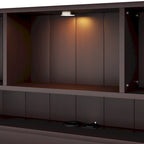 Lit plate-forme de rangement avec 2 tiroirs sous le lit, lit capitaine en bois avec tête de lit bibliothèque intégrée, lumière d'appoint et station de recharge