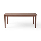 Table de salle à manger rectangulaire 8 places style ferme – Fini noyer/gris/noir