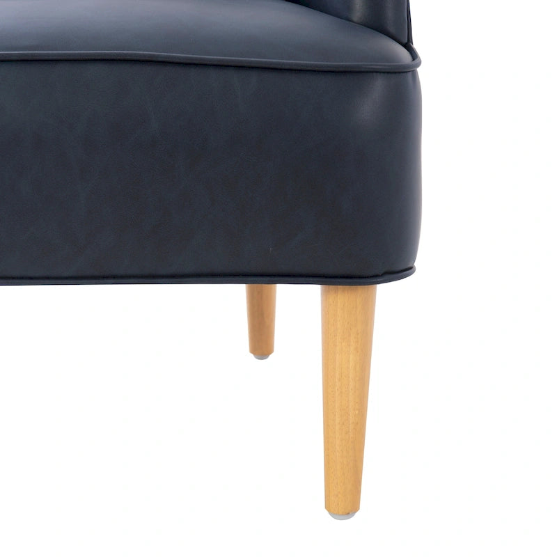 Fauteuil d'appoint Gabriela en similicuir