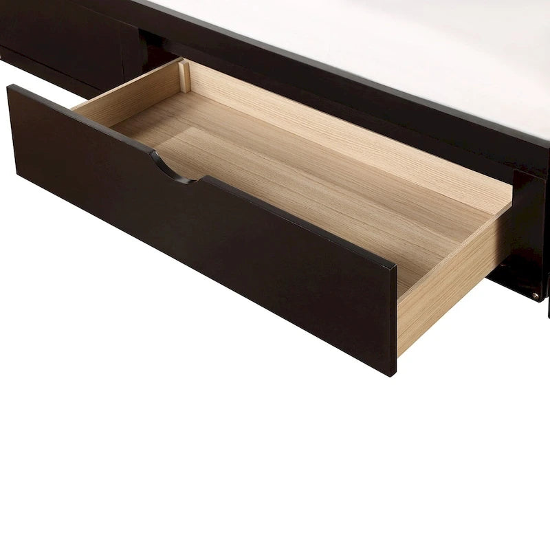 Lit de repos extensible avec deux tiroirs