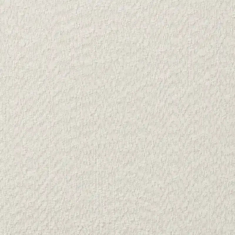Lit plateforme Queen en bouclette blanche, tête de lit réglable