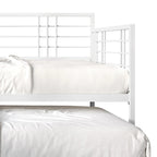 Lit de repos rustique double multicolore avec tiroir gigogne