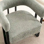 Fauteuil d'appoint individuel en velours Teddy Rembourré, fauteuil moderne d'angle rembourré en bouclette pour salon et chambre
