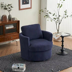 Fauteuil pivotant en velours côtelé moderne, lot de 1